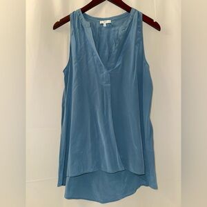 Joie Light Blue V-Neck Blouse